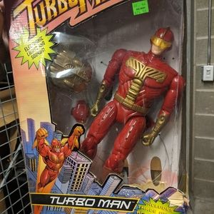 1996 turbo man action figure new unopened